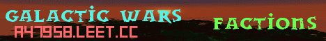 Banner for GalacticWars server