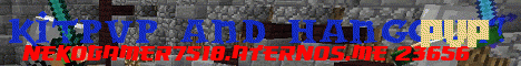 Banner for kitpvp and hangout! server