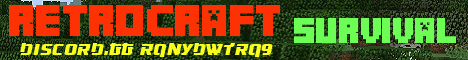 Banner for RetroCraft server