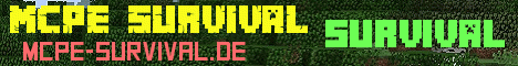 Banner for MCPE-Survival server