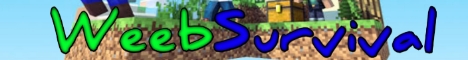 Banner for WeebSurvival server