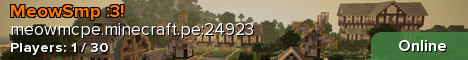 Banner for MeowSMP :3 server