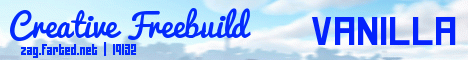 Banner for Whitelisted Creative Freebuild server