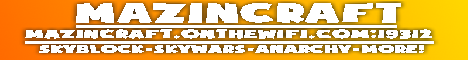 Banner for MazinCraft server