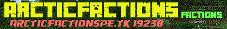 Banner for Arctic Factions server