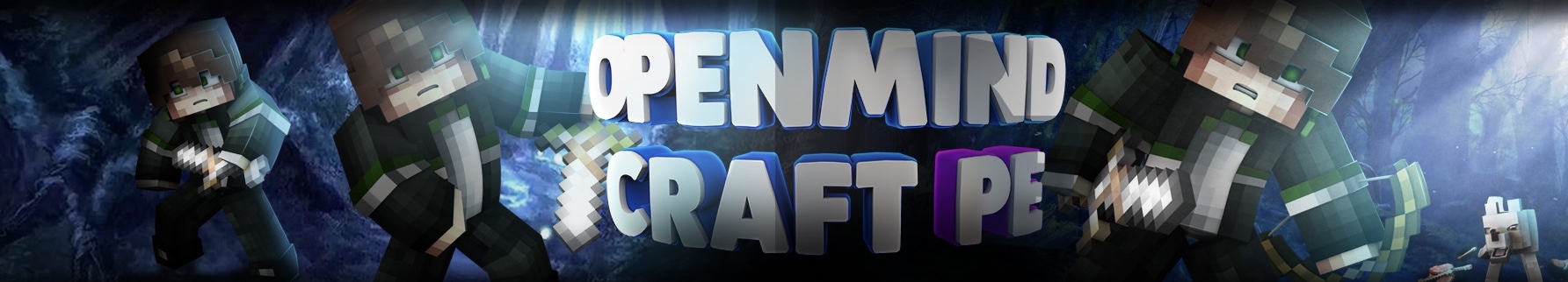 Banner for OpenMindCraftPE server