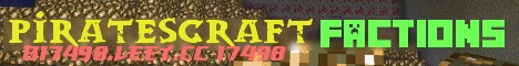 Banner for PiratesCraft server