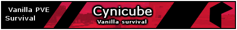 Banner for Cynicube Survival server