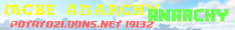 Banner for MCBE ANARCHY server
