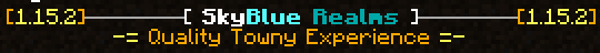 minecraft servers - SkyBlue Realms