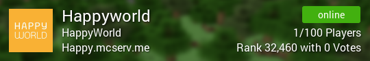 minecraft servers - HappyWorld