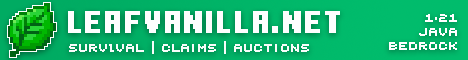minecraft servers - LeafVanilla