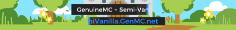 minecraft servers - GenuineMC [Semi-Vanilla ~ 1.21.1]